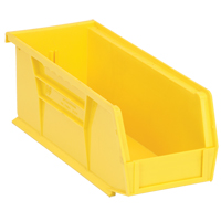 Ultra Stack & Hang Bin, 4-1/8" W x 4" H x 10-7/8" D, Yellow Superchem Industries