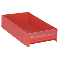Cabinet Drawer, 5-5/8" W x 11" D x 2-1/2" H, Red Superchem Industries