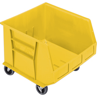 Bac mobile, 14" ha x 16-1/2" la x 18" p, Capacit&eacute; de 75 lb, Jaune Superchem Industries