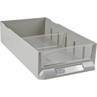 Replacement Drawer for KPC-100 Parts Cabinets, Plastic, 6-3/8" W x 11-3/10" D x 2-11/16" H, Grey Superchem Industries