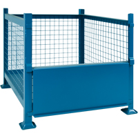 Bulk Stacking Containers, 34.5" W x 40.5" D x 30" H, 3000 lbs. Capacity Superchem Industries