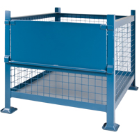 Bulk Stacking Containers, 34.5" W x 40.5" D x 30" H, 3000 lbs. Capacity Superchem Industries
