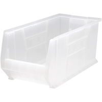Hulk Containers, 11" W x 10" H x 23-7/8" D, Clear Superchem Industries