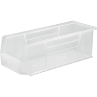 Clear-View Ultra Stack & Hang Bin, 5-1/2" W x 5" H x 14-3/4" D, Clear Superchem Industries