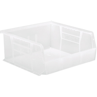 Clear-View Ultra Stack & Hang Bin, 11" W x 5" H x 10-7/8" D, Clear Superchem Industries