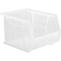 Clear-View Ultra Stack & Hang Bin, 8-1/4" W x 7" H x 10-3/4" D, Clear Superchem Industries