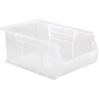 Clear-View Ultra Stack & Hang Bin, 8-1/4" W x 6" H x 13-5/8" D, Clear Superchem Industries