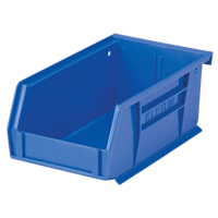 Stack & Hang Bin, 4-1/8" W x 3" H x 7-3/8" D, Blue Superchem Industries