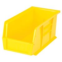 Stack & Hang Bin, 5-1/2" W x 5" H x 10-7/8" D, Yellow Superchem Industries
