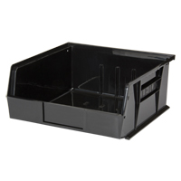 Stack & Hang Bin, 11" W x 5" H x 10-7/8" D, Black Superchem Industries