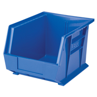 Stack & Hang Bin, 8-1/4" W x 7" H x 10-3/4" D, Blue Superchem Industries