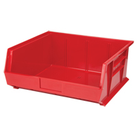 Stack & Hang Bin, 16-1/2" W x 7" H x 14-3/4" D, Red Superchem Industries