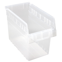 Bacs pour &eacute;tag&egrave;re Store-Max, 6-5/8" la x 8" H x 11-5/8" p, Transparent, Capacit&eacute; 44 lb Superchem Industries