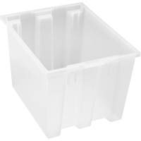 Contenant robuste Stack & Nest, 13" x 15,5" x 19,5", Transparent Superchem Industries