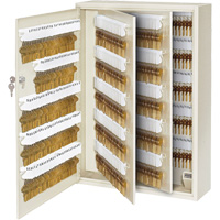 Heavy-Duty Key Cabinet, 730 Keys, Beige Superchem Industries