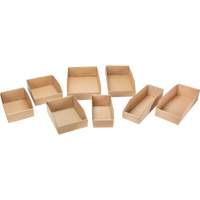 Boîtes profondes en carton ondul&eacute;, 11-3/4" la x 17-1/4" p x 4-1/2" h, Beige Superchem Industries