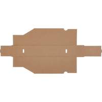 Deep Corrugated Parts Bins, 2-7/8" W x 11-1/4" D x 4-1/2" H, Beige Superchem Industries