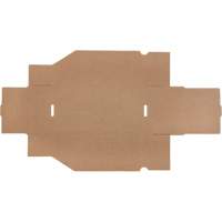 Boîtes profondes en carton ondul&eacute;, 5-3/4" la x 11-1/4" p x 4-1/2" h, Beige Superchem Industries