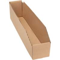 Boîtes profondes en carton ondul&eacute;, 1-7/8" la x 17-1/8" p x 4-1/2" h, Beige Superchem Industries