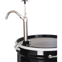 Pompe de type &agrave; tirer pour baril, Pour 55 gal., 22 oz/course Superchem Industries