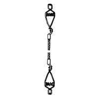 Assemblages l&eacute;gers de cables de masse et de mise &agrave; la terre - Deux pinces crocodiles Superchem Industries