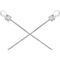 Light-Duty Bonding & Grounding Wire Assemblies - Two 1/4" Terminal Connectors Superchem Industries