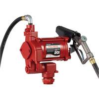 Pompes c. a. utilitaires &agrave; soupape rotative avec embout, 115 V, 20 gal./min Superchem Industries
