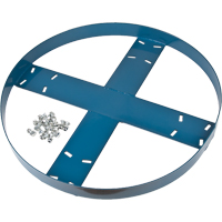 Cadre de socle roulant pour barils, Acier, Capacit&eacute;e 750 lb, Diam&egrave;tre 24" Superchem Industries