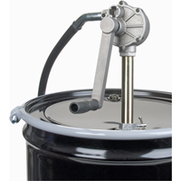Rotary Type Drum Pump, Aluminum, Fits 15-55 Gal., 6-3/4 oz. per revolution Superchem Industries