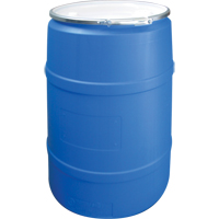 Polyethylene Drums, 55 US gal (45 imp. gal.), Open Top, Blue Superchem Industries