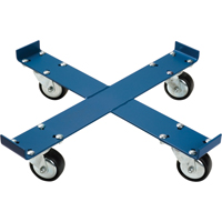 Chariot pour baril, Acier, Capacit&eacute;e 1000 lb, Diam&egrave;tre 24", Roue en Polyur&eacute;thane Superchem Industries