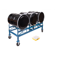 Porte-barils empilables, 3 barils, Capacit&eacute; de 2400 lb, 71-1/2" la x 30" p x 12-1/2" h Superchem Industries