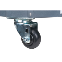 Leak Containment Drum Dolly, 24.25" dia. X 7.625" H, 1.5 US Gal. Spill Cap. Superchem Industries