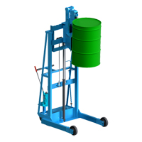 Vertical-Lift MORSPEED Drum Stacker, For 30 - 85 US Gal. (25 - 70 Imperial Gal.) Superchem Industries