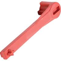 Cl&eacute; pour bouchon-&eacute;crou sp&eacute;cialis&eacute;e &agrave; un seul c&ocirc;t&eacute;, Ouverture de 1-1/4", Poign&eacute;e 8", Nylon anti&eacute;tincelles Superchem Industries