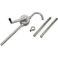 Rotary Type Drum Pump, Stainless Steel, Fits 55 Gal., 12 oz./Stroke Superchem Industries