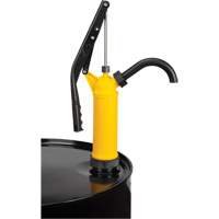 Lever-Type Drum Pump, Polypropylene, 14 oz./Stroke, Fits 5-55 Gal. Superchem Industries