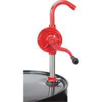 Rotary Type Drum Pump, Cast Iron/Steel, Fits 30-55 Gal., 8 oz./Stroke Superchem Industries
