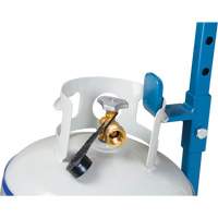 Chariot &agrave; cylindres, Roues Anticrevaison, Base de 15-1/2" W x 14-1/4" L, 600 lb Superchem Industries