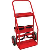 Chariot de prevention d'incendie pour travaux &agrave; chaud, Roues Semi-pneumatique, Base de 17,75" la x 8,9" lo, 100 lb Superchem Industries