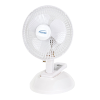 Ventilateur &agrave; pince & de bureau, Diam&egrave;tre 6", 2 vitesses Superchem Industries