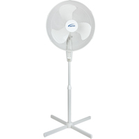 Oscillating Pedestal Fan, Commercial, 3 Speed, 18" Diameter Superchem Industries