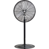 Non-Oscillating Pedestal Fan, Heavy-Duty, 2 Speed, 24" Diameter Superchem Industries