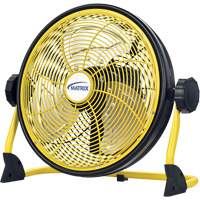 Rechargeable Indoor/Outdoor Fan with USB port, Commercial, Variable Speed, 12" Diameter Superchem Industries