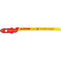 Lames pour scie sauteuse Unified Shank, Bim&eacute;tal, 2" lo, 14 dents par pouce Superchem Industries