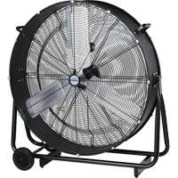 Light Industrial Direct-Drive Slim Drum Fan, Industrial, 2 Speed, 30" Diameter Superchem Industries