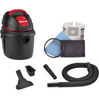 Aspirateur portable pour atelier, Secs-humides, 2,5 CV, 2,5 gal. US (9,5 litres) Superchem Industries