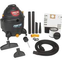 Aspirateur pour atelier avec pompe int&eacute;gr&eacute;e, Secs-humides, 6 CV, 18 gal. US (68,1 litres) Superchem Industries