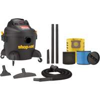 Aspirateur d'atelier s&eacute;rie entrepreneur, Secs-humides, 3,5 CV, 6 gal. US (22,7 litres) Superchem Industries