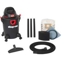 Aspirateur d'atelier s&eacute;rie bricolage & atelier, Secs-humides, 3,5 CV, 6 gal. US (22,7 litres) Superchem Industries